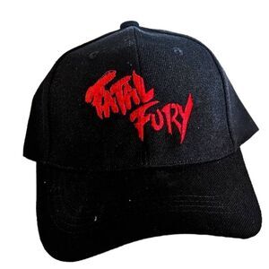 Fatal Fury Hat Baseball Cap Embroidered Anime Fighting Game Terry Bogart KOF